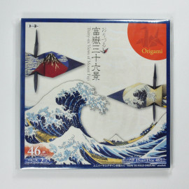 Art Print Japan 3-Pocket Clear File Folder A5-Size [Hokusai